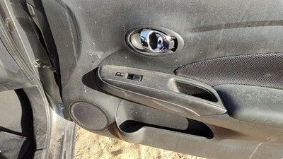 14-18 Versa Passenger Right Front Door Trim Panel With Switches Charcoal G