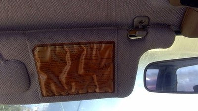 1991 Mitsubishi Galant Vr-4 Driver Left Sun Visor Oem
