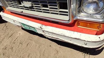 1973-1980 Chevy Silverado K10 Front Lower Grille Filler Trim Oem Orange 06270858
