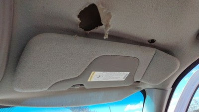 1999 Chevy Silverado 1500 Passenger Right Sun Visor Oem Gray 92D