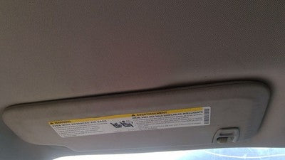 2004-2012 New Style Malibu Driver Left Sun Visor Oem Titanium 83B 22794057