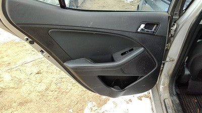 2011-14 Kia Optima Sx Driver Left Rear Inside Door Trim Panel Only Back Black Va