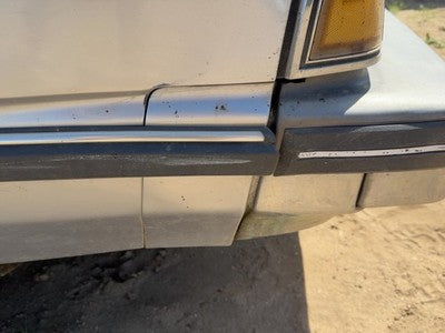 1986 Olds 88 Passenger Right Moulding From Fender Oem Trim Strip Silver
