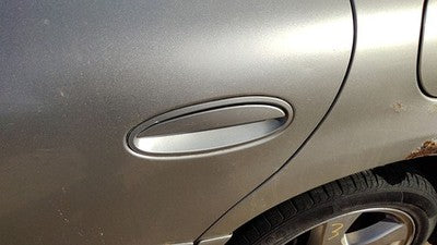 00-05 Pontiac Bonneville Driver Left Rear Outside Door Handle Back Silver 67U