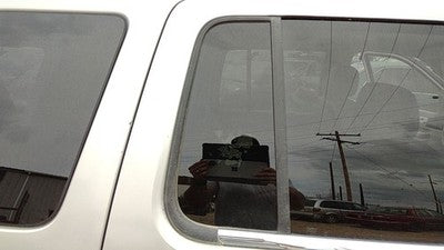 03-05 Aviator Passenger Right Rear Vent Window Back Door Glass With Frame