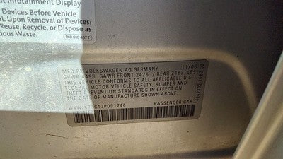2006-2010 Vw Passat Passenger Right Front Brake Caliper With Mount Bracket Oem