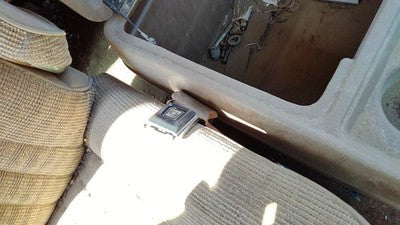 1988 Ford F150 Passenger Right Front Seat Belt Buckle Receiver Oem Tan