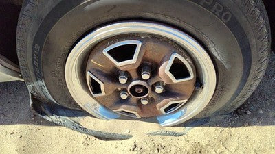 82-86 Firenza 13" Steel Wheel With Chrome Trim Factory Rim Super Stock