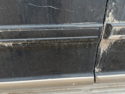 1997-2002 Ford Expedition Driver Left Front Upper Moulding From Door Oem Black