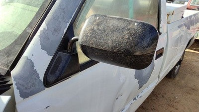 1988-1999 Chevy Silverado 1500 Driver Left Manual Side Mirror Door Mounted White