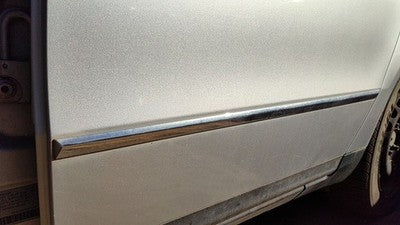 06-10 Passat Driver Left Rear Moulding From Door Back Trim 8E8e Reflex Silver