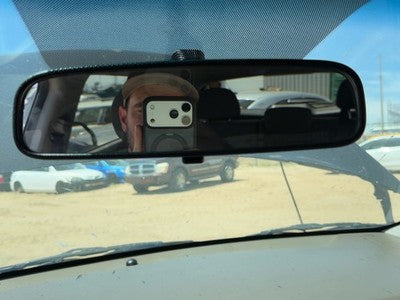 2010-2022 Kia Sportage Inside Rear View Mirror Oem Windshield Mounted 851013X100