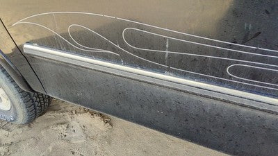 1997-1998 Ford F150 Driver Left Front Moulding From Door Oem Trim Strip Black Ua