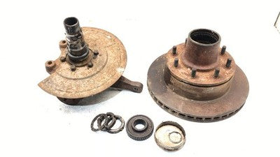 81-93 Ram W250 Passenger Right Front Spindle Steering Knuckle With Wheel Hub