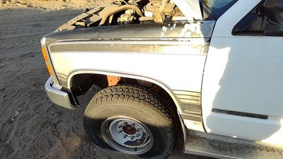 1988-2000 Gmc Sierra 2500 Driver Left Front Fender Oem White 15029229