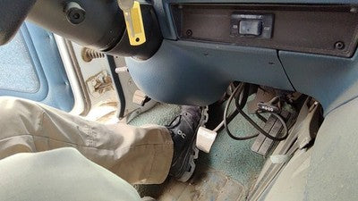 1992-1996 Gmc Van 3500 Lower Dash Under Column Knee Bolster Trim Panel Oem Blue