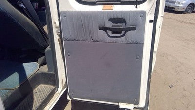 92-96 Ford Van E150 Passenger Right Rear Inside Door Trim Panel Only Back Gray