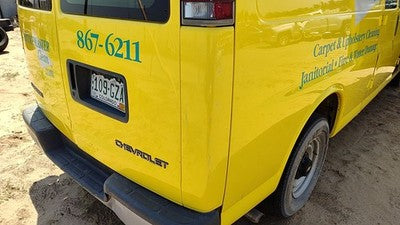 2002 Express Van 2500 Passenger Right Rear Moulding On Quarter Panel Oem Yellow