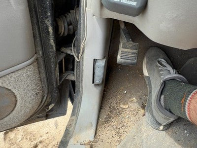 1997 Chevy Silverado 1500 Driver Left Lower Kick Trim Panel Oem Gray