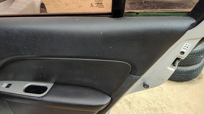 10-12 Fusion Passenger Right Rear Door Trim Panel With Switches Back Charcoal Fw