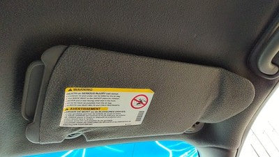 2000-2005 Buick Lesabre Passenger Right Sun Visor Oem Graphite 933 88955306