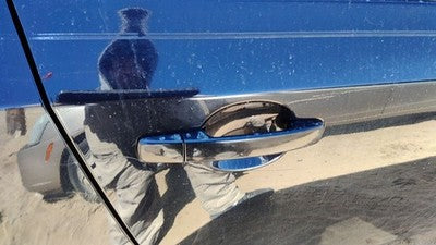 07-12 Nissan Sentra Passenger Right Rear Outside Door Handle Oem Back Black Kh3