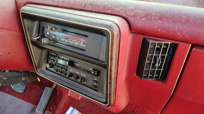 1989 Ford F150 Trim Bezel Around Radio Surround Dash Panel Woodgrain Oem