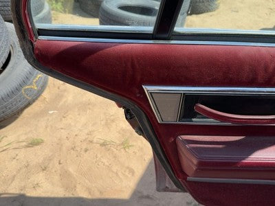 1988 Olds 88 Driver Left Rear Door Trim Panel With Switches Back