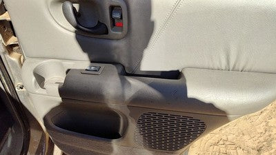 98-01 Bravada Passenger Right Rear Door Trim Panel With Switches Back Pewter 922