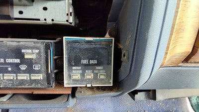 1984 Deville Sedan Fuel Data Control Panel Buttons Oem Switch
