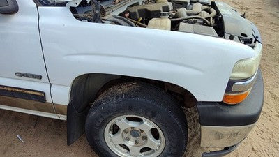 1999-2002 Chevy Silverado 1500 Passenger Right Front Fender Oem White 50U