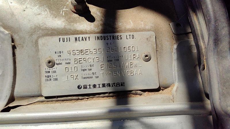 2000-2004 Subaru Legacy/ Outback Crossmember/Cradle/Undercarria