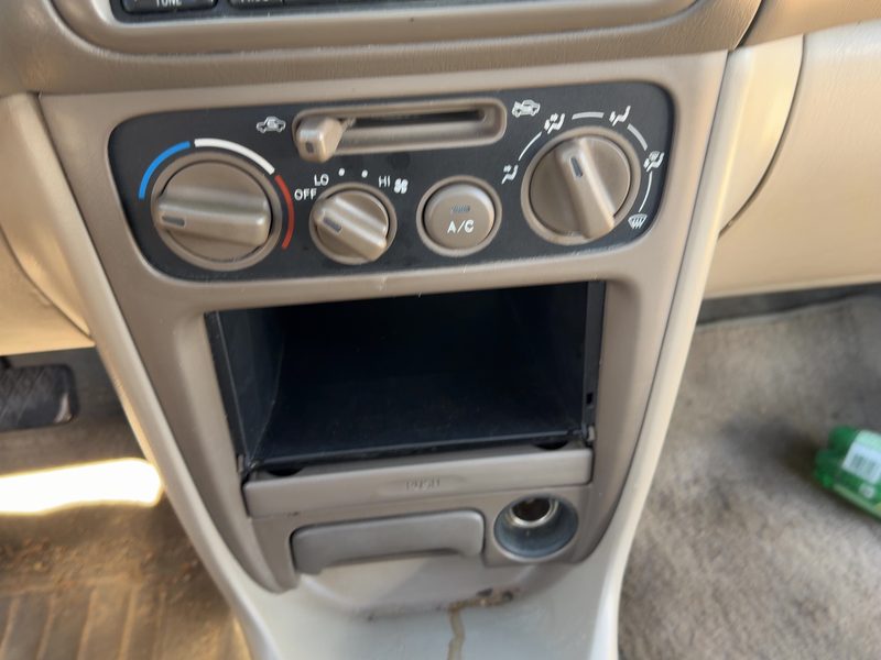 1998-2002 Toyota Corolla (also See FX 87-88) Dash Panel