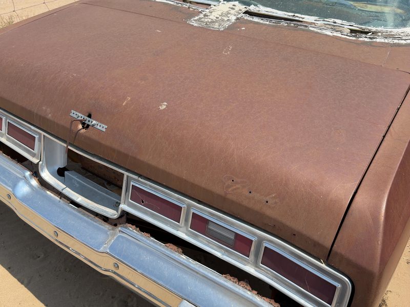 1974-1976 Chevrolet (full Size) Trunk/Decklid/Hatch/Tailgate