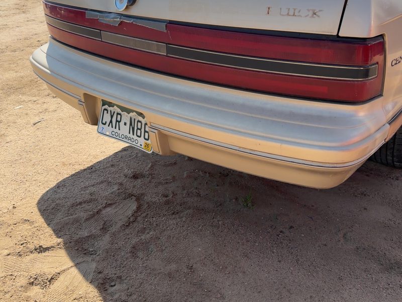1989-1996 Buick Century Rear Bumper Assembly
