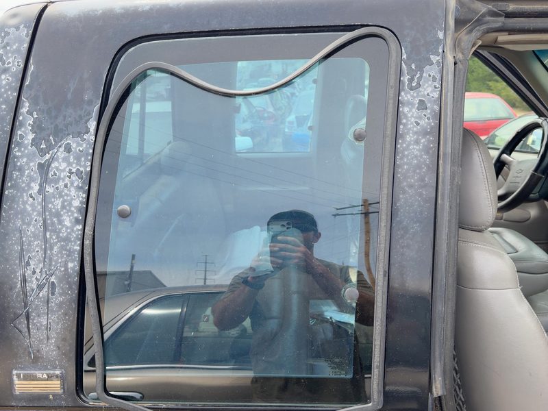 1989-2000 Chevrolet Pickup 1500 Series Rear Door Glass/Window RH