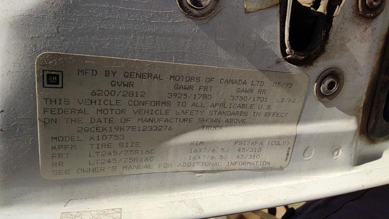 1995 Chevrolet Pickup 1500 Series Vehicle Unit Complt.