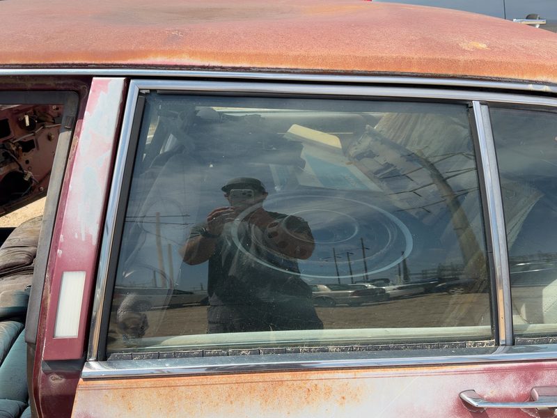 1985-1986 Buick Park Avenue (80&up) Rear Door Glass/Window LH