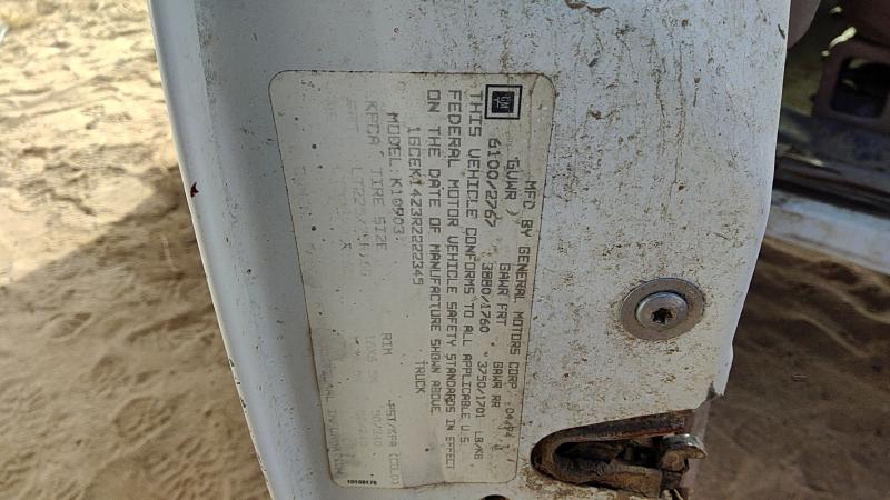 1988-1999 Chevrolet Pickup 1500 Series Rear Axle Assy.