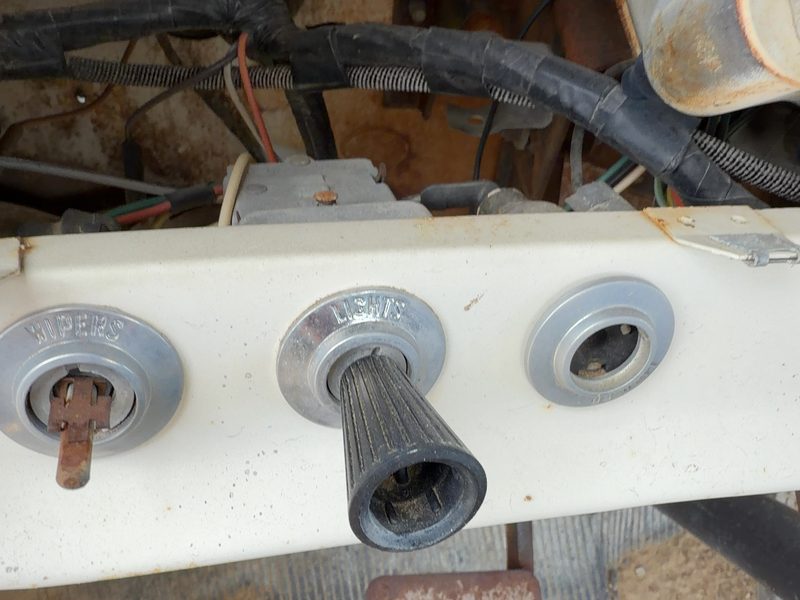 1968 Ford Pickup F350 Series Headlight Switch (Dash Mtd)