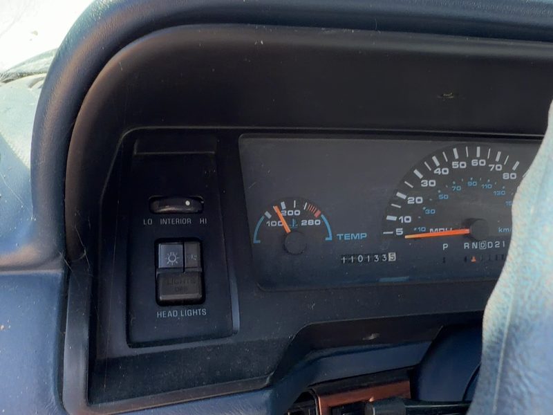 1991-1993 Oldsmobile Eighty-eight (80 & Up) Dash Panel
