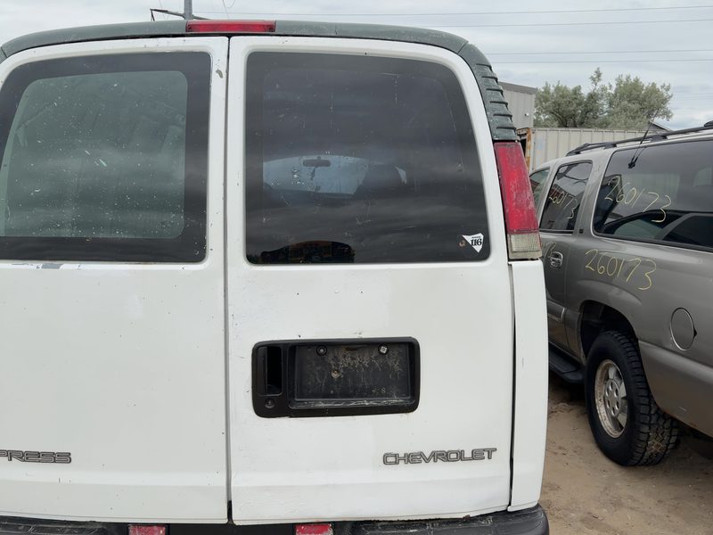 2002 Chevrolet Van Express 2500 Series Trunk/Decklid/Hatch/Tailgate