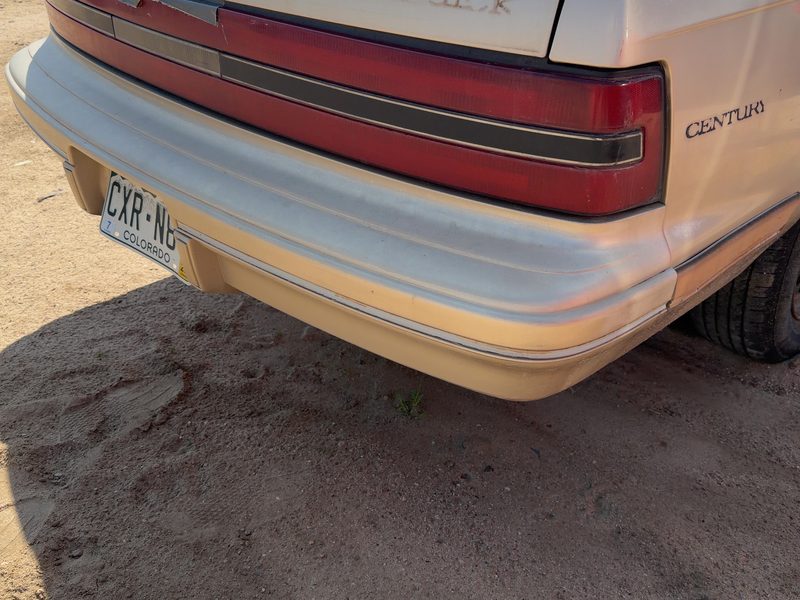 1989-1996 Buick Century Rear Bumper Assembly