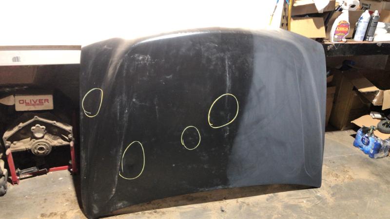2001-2002 Chevrolet 3500 Silverado Pickup Hood