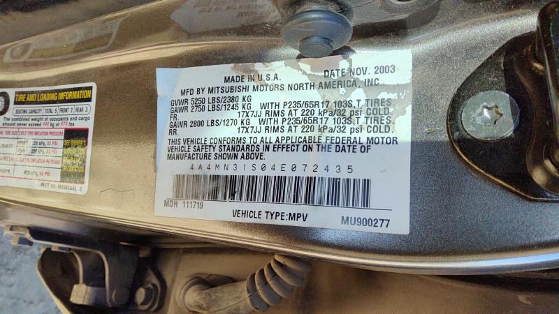 2004-2011 Mitsubishi Endeavor Lower Control Arm Front LH