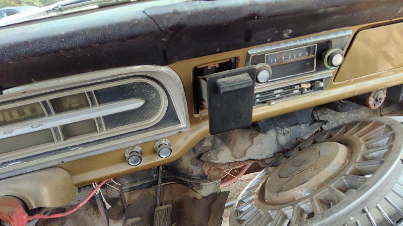 1969 Ford Pickup F100 Series Dash Panel