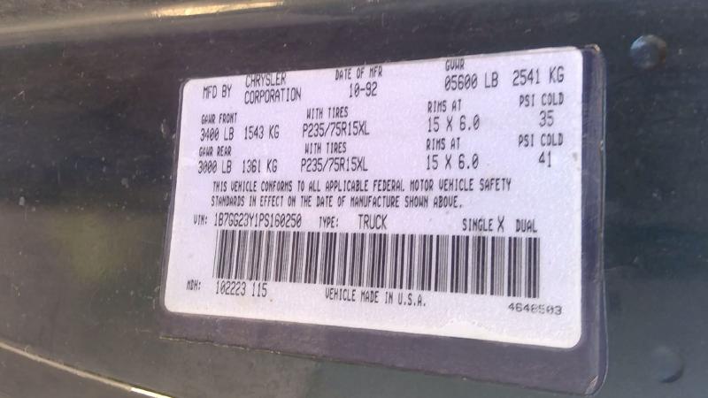1991-1996 Dodge Dakota (mid-size) Axle Shaft LH