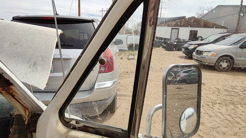 71-77 Van B200 Passenger Right Front Vent Window Small Door Glass With Frame Oem