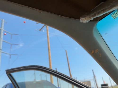 1996-2000 Honda Civic Driver Left A Pillar Trim Windshield Post Panel Oem Gray F