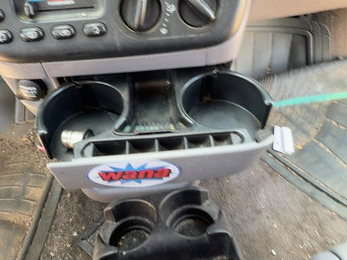 96-00 Town & Country Slide Out Dash Mounted Cup Holder Assembly Oem Taupe All5